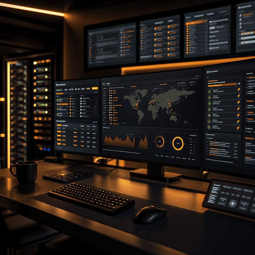 Server monitoring setup